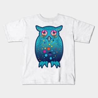 Playful, wise and friendly night owl Kids T-Shirt